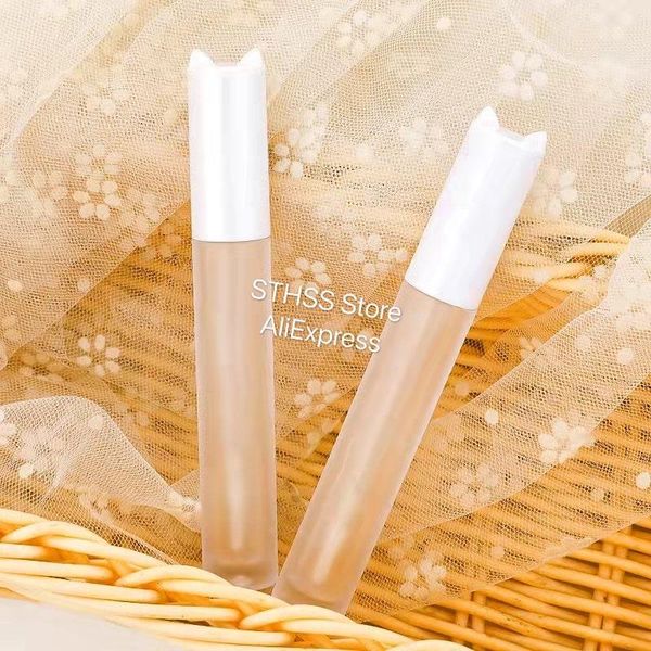storage bottles & jars 20pcs 5ml cute white pointed lid empty clear lip gloss tube with wand beveled lipstick cosmetic packaging containers
storage bottles & jars 20pcs 5ml cute white pointed lid empty clear lip gloss tube with wand beveled lipstick cosmetic packaging containers