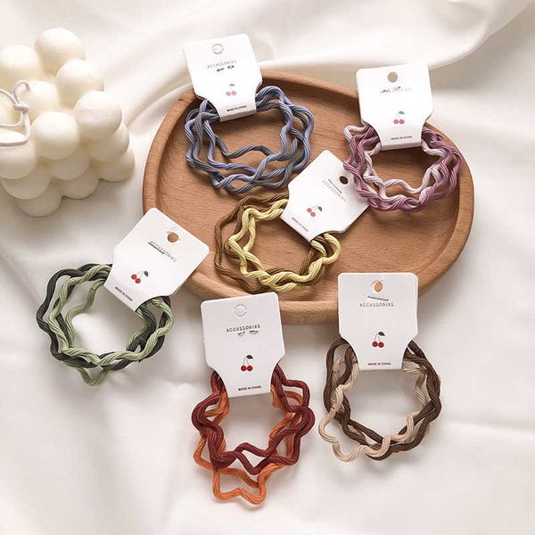 korean high elastic leather band girl's hair ornament versatile four piece headband wave hairband, Slivery;white
korean high elastic leather band girl's hair ornament versatile four piece headband wave hairband, Slivery;white