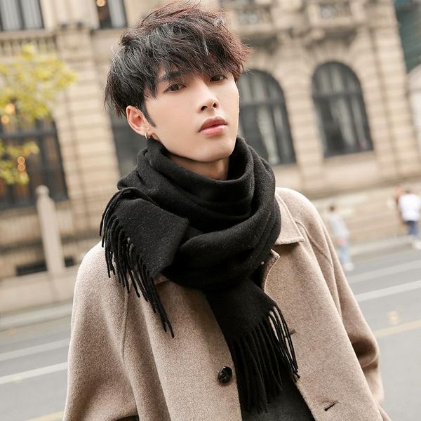 scarves winter wool scarf men shawls and wraps classical bufanda hombre warm 100% male fashion black neckscarf, Blue;gray
scarves winter wool scarf men shawls and wraps classical bufanda hombre warm 100% male fashion black neckscarf, Blue;gray