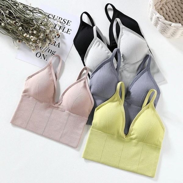 camisoles & tanks athvotar women french bralette crop female deep v padded triangle cup thin seamless underwaer 2021, Black;white
camisoles & tanks athvotar women french bralette crop female deep v padded triangle cup thin seamless underwaer 2021, Black;white