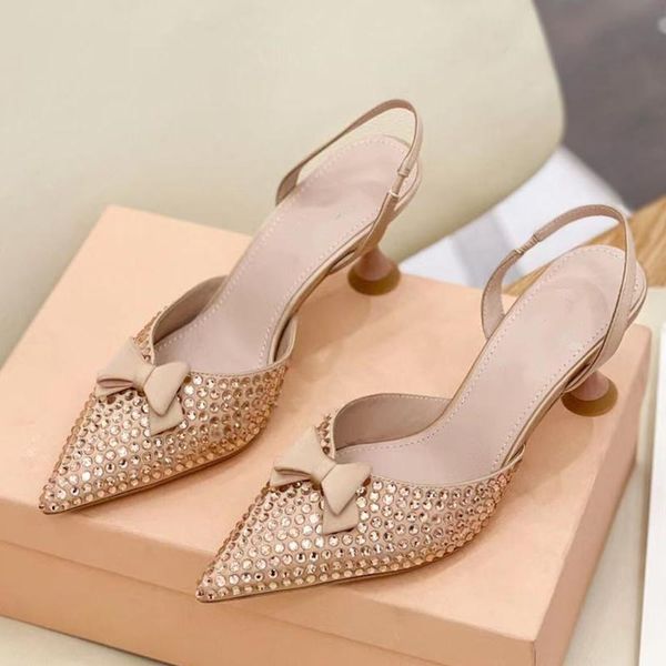 ollymurs butterfly sandals women crystal decor high heels silk pumps design back strap real leather shoes for dress, Black
ollymurs butterfly sandals women crystal decor high heels silk pumps design back strap real leather shoes for dress, Black
