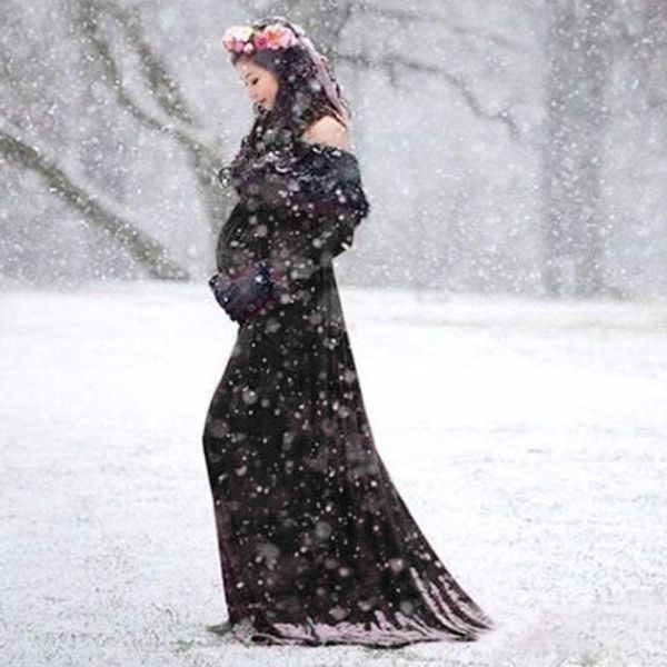 robe grossesse winter floral print pregnancy dress women pregnants maternity pography props off shoulder long sleeve dresses, White
robe grossesse winter floral print pregnancy dress women pregnants maternity pography props off shoulder long sleeve dresses, White