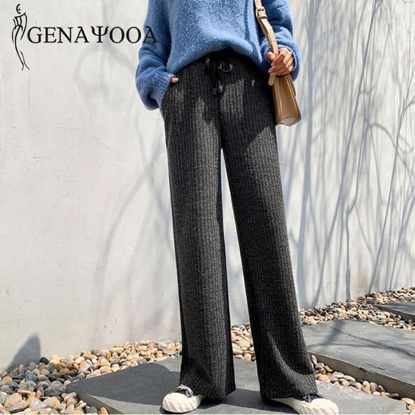 women's pants & capris genayooa plus size knitting wide leg casual woman trousers winter streetwear elastic wear big 2021, Black;white
women's pants & capris genayooa plus size knitting wide leg casual woman trousers winter streetwear elastic wear big 2021, Black;white