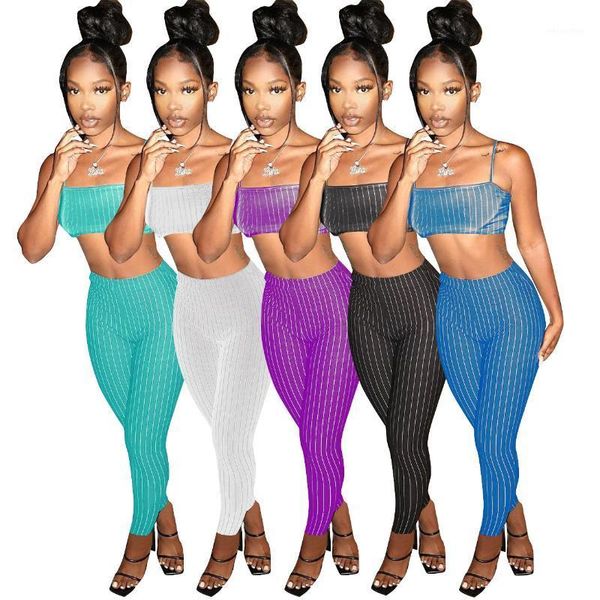yoga outfit women's casual stripe suspender vest two piece set summer fitness sleeveless sport suit solid soft tight sportwear
yoga outfit women's casual stripe suspender vest two piece set summer fitness sleeveless sport suit solid soft tight sportwear