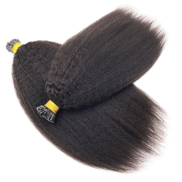 human hair bulks kinky straight i tip extensions nail 100 strands malaysian remy hairs 1g/s for women, Black
human hair bulks kinky straight i tip extensions nail 100 strands malaysian remy hairs 1g/s for women, Black