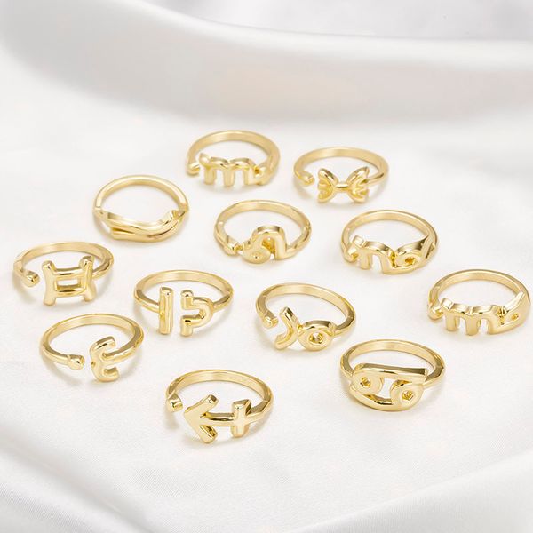 tiny simple opening ring gold sliver color zodiac sign rings for women fashion 12 constellation rings personality jewelry gift, Silver
tiny simple opening ring gold sliver color zodiac sign rings for women fashion 12 constellation rings personality jewelry gift, Silver