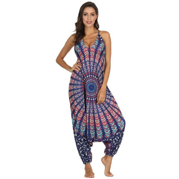 bohemian loose sarouel women jumpsuits backless pop print paisley harem bloomers summer hippie, Black;white
bohemian loose sarouel women jumpsuits backless pop print paisley harem bloomers summer hippie, Black;white