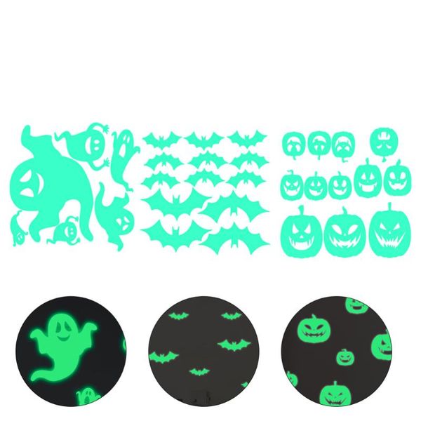 party decoration 3pcs festive decor stickers luminou layout for haunted house 
party decoration 3pcs festive decor stickers luminou layout for haunted house