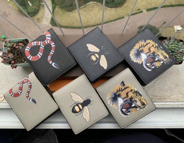 men animal short wallet leather black snake tiger bee wallets women long style purse wallet card holders with gift box, Red;black
men animal short wallet leather black snake tiger bee wallets women long style purse wallet card holders with gift box, Red;black