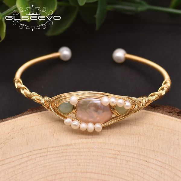 bangles bracelet glseevo natural baroque pearl elastic simple and versatile handmade jewelry for women, Black
bangles bracelet glseevo natural baroque pearl elastic simple and versatile handmade jewelry for women, Black