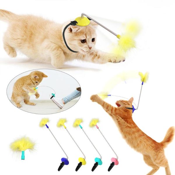 cat toys toy springs for cats interactive kitten feather wand with collar accessories natural bell
cat toys toy springs for cats interactive kitten feather wand with collar accessories natural bell