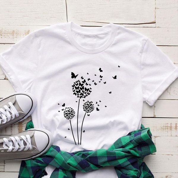 dandelion flying trapeze womens t shirt print o neck short sleeve harajuku summer simple ladies, White
dandelion flying trapeze womens t shirt print o neck short sleeve harajuku summer simple ladies, White