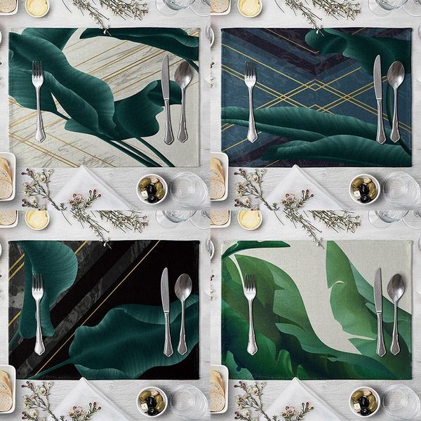 mats & pads kitchen accessoriess leaf pattern dining table placemat european-style kitchenware western dropship top
mats & pads kitchen accessoriess leaf pattern dining table placemat european-style kitchenware western dropship top