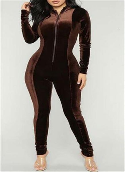 fashionable style chocolate dream velvet womens jumpsuit fashion mock neck front zipper skinny leg kylie jenner velour jumpsuits, Black;white
fashionable style chocolate dream velvet womens jumpsuit fashion mock neck front zipper skinny leg kylie jenner velour jumpsuits, Black;white