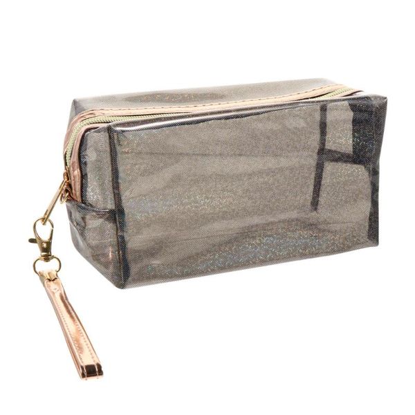 1pc portable toiletry bag pvc cosmetic storage pouch multi-purpose bags
