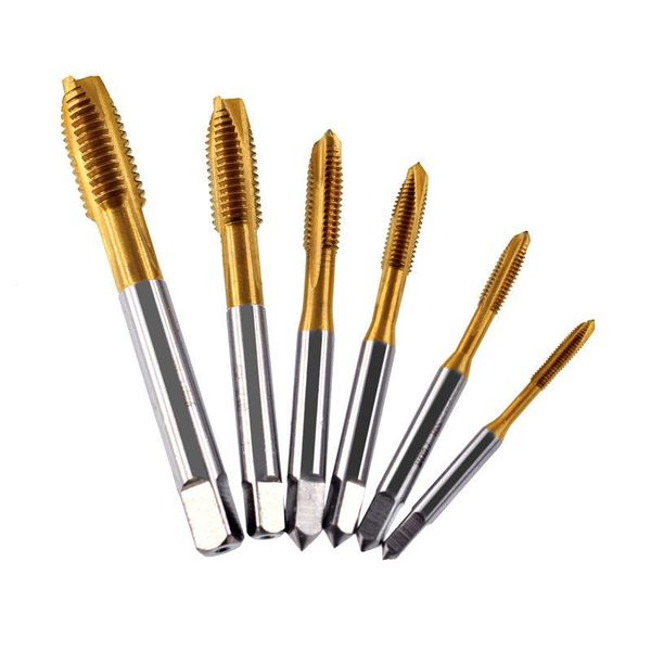 hand tools 1 piece set m2 / m2.5 m3 m3.5 m4 m5 m6 titanium-coated metric coarse thread tap hss straight groove machine
hand tools 1 piece set m2 / m2.5 m3 m3.5 m4 m5 m6 titanium-coated metric coarse thread tap hss straight groove machine