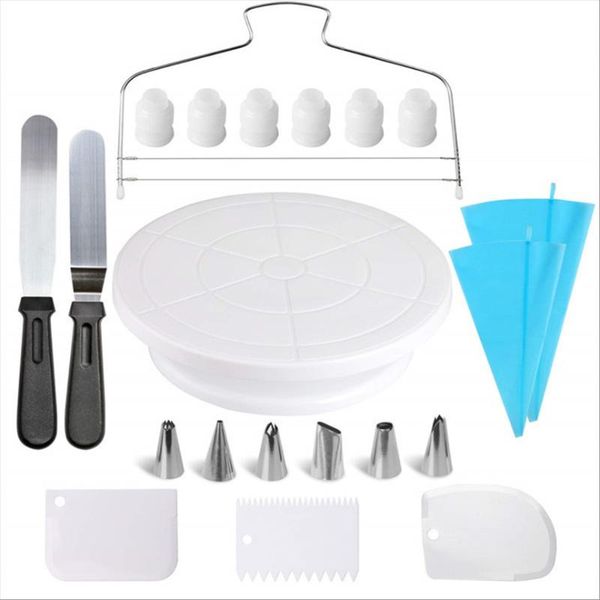 baking & pastry tools a seller is 21-piece cake turntable set with laminate and sugar kit mold plastic stand
baking & pastry tools a seller is 21-piece cake turntable set with laminate and sugar kit mold plastic stand