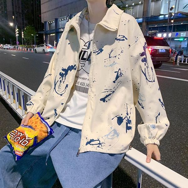 men's jackets early autumn jacket handsome personality lapel trendy tie-dye cotton loose large size 2021, Black;brown
men's jackets early autumn jacket handsome personality lapel trendy tie-dye cotton loose large size 2021, Black;brown