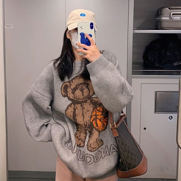 men's sweaters cartoon bear female sweater, japanese lazy style hip hop, large size, youth casual wear, autumn and winter, , 2021, White;black
men's sweaters cartoon bear female sweater, japanese lazy style hip hop, large size, youth casual wear, autumn and winter, , 2021, White;black