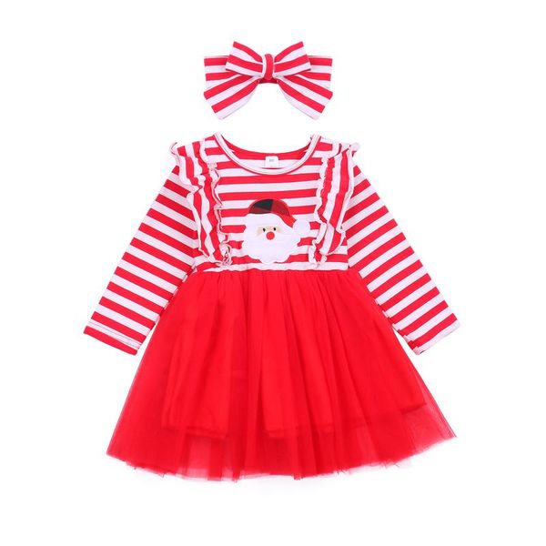 girl's dresses infant kids baby girls christmas dress two-piece clothes set, red stripe santa claus printed pattern dress+ headdress, 1, Red;yellow
girl's dresses infant kids baby girls christmas dress two-piece clothes set, red stripe santa claus printed pattern dress+ headdress, 1, Red;yellow