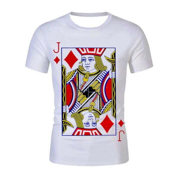 summer 3dt shirt card game graphic printing t-shirt men's fashion casual round neck short sleeve t-shirts, White;black
summer 3dt shirt card game graphic printing t-shirt men's fashion casual round neck short sleeve t-shirts, White;black