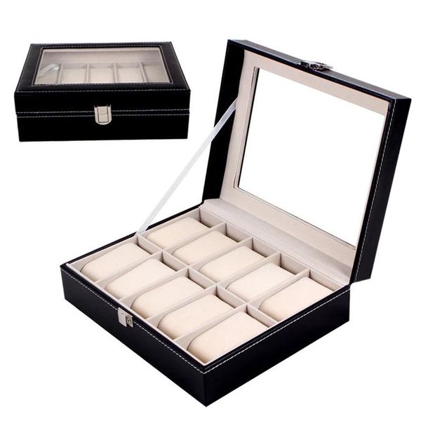 watch boxes & cases 2/3/4/5/6/10 grids box leather case holder organizer storage for quartz watches jewelry display gift, Black;blue
watch boxes & cases 2/3/4/5/6/10 grids box leather case holder organizer storage for quartz watches jewelry display gift, Black;blue