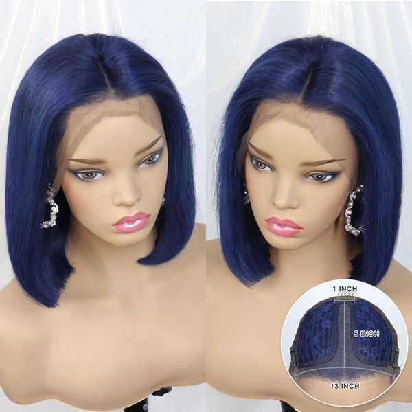 blue bob lace human hair wigs 180% brazilian remy straight short wig pre plucked with baby t part bleached knots1, Black;brown
blue bob lace human hair wigs 180% brazilian remy straight short wig pre plucked with baby t part bleached knots1, Black;brown