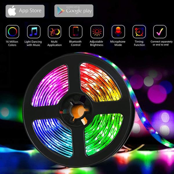 strips 10m 20m wifi led strip light rgb lights music sync color changing, app controlled living room decoration
strips 10m 20m wifi led strip light rgb lights music sync color changing, app controlled living room decoration