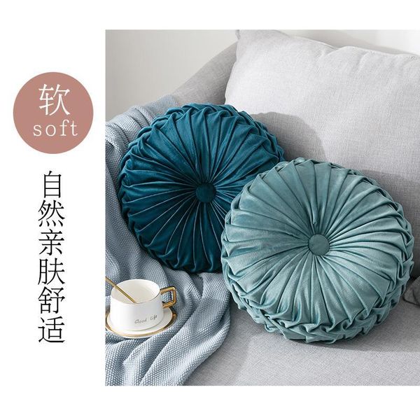 velvet pumpkin round wheel cushion pillow solid color nordic style handmade fold bay window home decoration cushion/decorative
velvet pumpkin round wheel cushion pillow solid color nordic style handmade fold bay window home decoration cushion/decorative