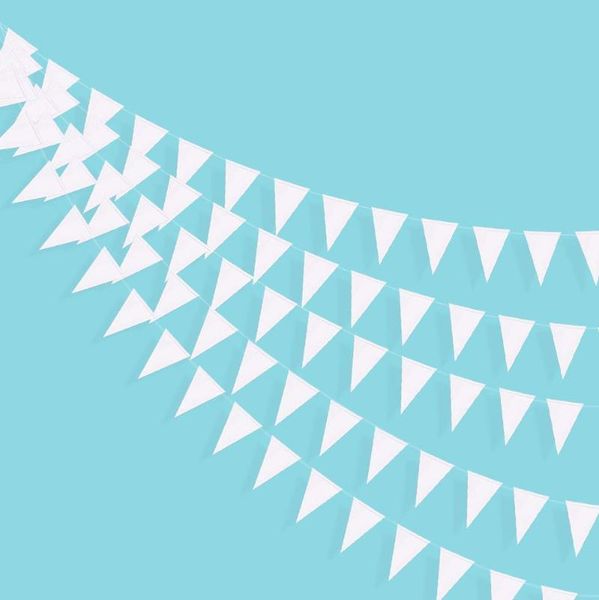 party decoration 40 ft triangle flags banner white paper pennant bunting garland for wedding baby shower birthday engagement xmas decor
party decoration 40 ft triangle flags banner white paper pennant bunting garland for wedding baby shower birthday engagement xmas decor