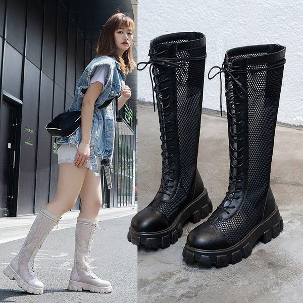 boots women's cold summer high tube breathable mesh sandals fashion bun and knee party, Black
boots women's cold summer high tube breathable mesh sandals fashion bun and knee party, Black