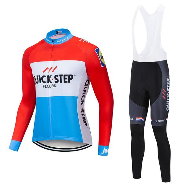 spring/autumn quick step pro team long bicycle mtb jersey breathable maillot ropa ciclismo riding wear racing sets, Black;blue
spring/autumn quick step pro team long bicycle mtb jersey breathable maillot ropa ciclismo riding wear racing sets, Black;blue