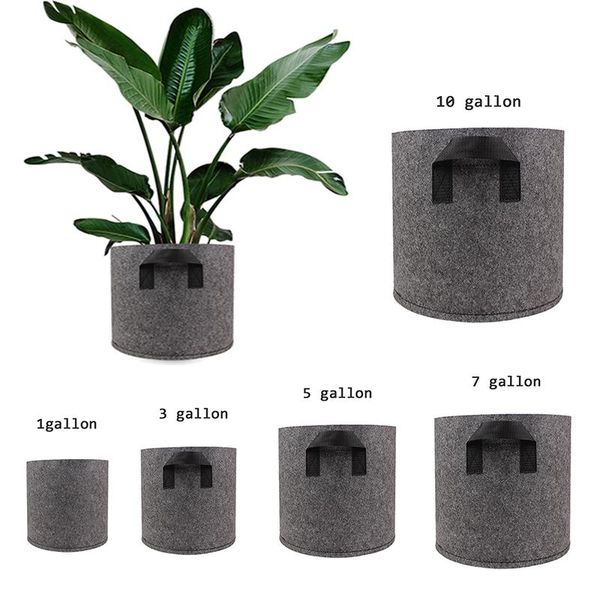 1-10 gallon fabric garden potato grow container bag plant seed growing flower pots vegetable planter tool with handle planters &
1-10 gallon fabric garden potato grow container bag plant seed growing flower pots vegetable planter tool with handle planters &