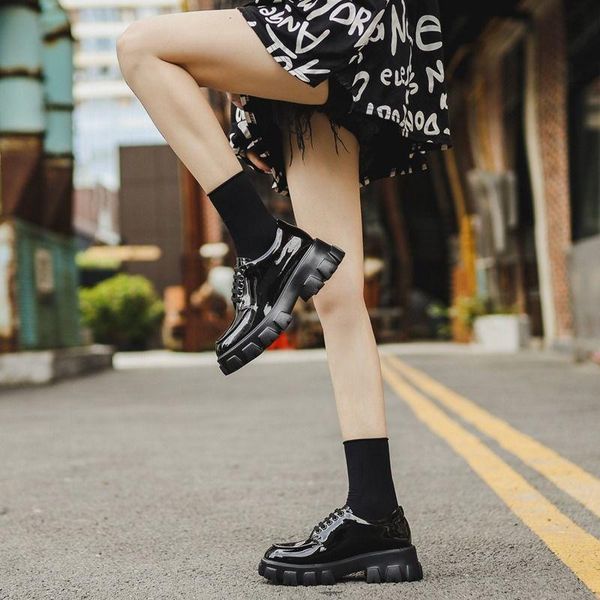 dress shoes women's leather 2022 autumn japan platform retro british wind casual tide, Black
dress shoes women's leather 2022 autumn japan platform retro british wind casual tide, Black