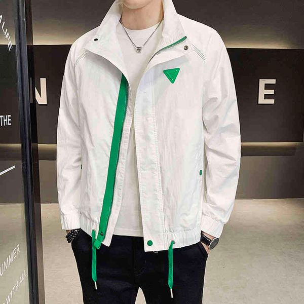 2022 spring and autumn bottega coat men's korean casual fashion brand bv green handsome stand collar versatile jacket men, Black;brown
2022 spring and autumn bottega coat men's korean casual fashion brand bv green handsome stand collar versatile jacket men, Black;brown