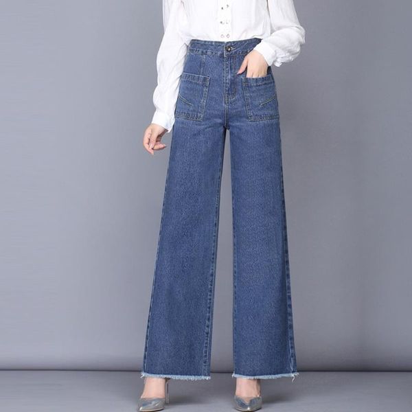 women's jeans winter autumn casual woman high waisted wide leg tassel ripped blue black denim trousers , 2021 fall spring pants
women's jeans winter autumn casual woman high waisted wide leg tassel ripped blue black denim trousers , 2021 fall spring pants