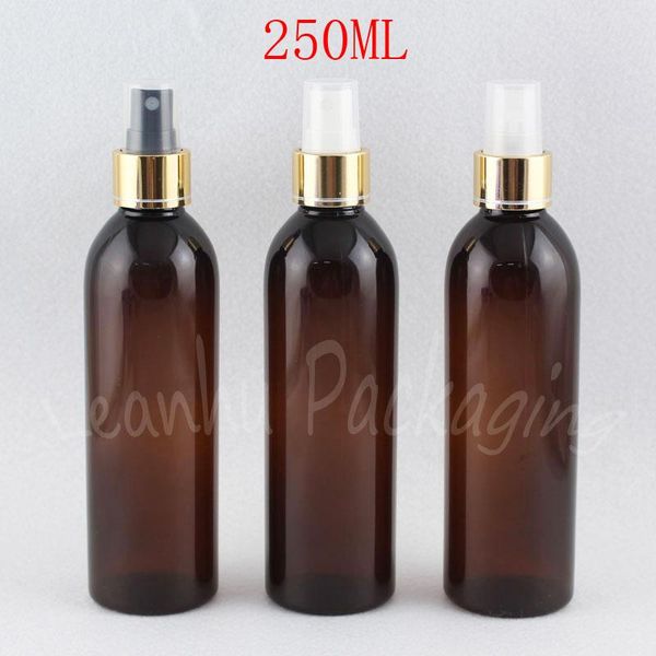 storage bottles & jars 250ml brown plastic bottle with gold spray pump , 250cc empty cosmetic container makeup water / toner packaging
storage bottles & jars 250ml brown plastic bottle with gold spray pump , 250cc empty cosmetic container makeup water / toner packaging