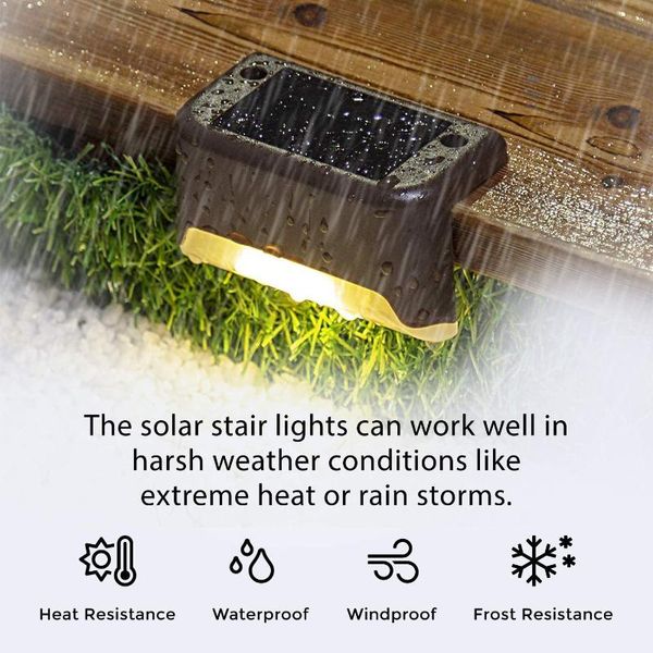 solar lamps 4pcs led stair lamp ip65 waterproof outdoor garden pathway yard patio stairs steps fence night light
solar lamps 4pcs led stair lamp ip65 waterproof outdoor garden pathway yard patio stairs steps fence night light