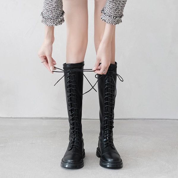boots med heel women's rubber shoes rain boots-women lace up round toe luxury designer flat autumn 2021 over-the-knee leather la, Black
boots med heel women's rubber shoes rain boots-women lace up round toe luxury designer flat autumn 2021 over-the-knee leather la, Black