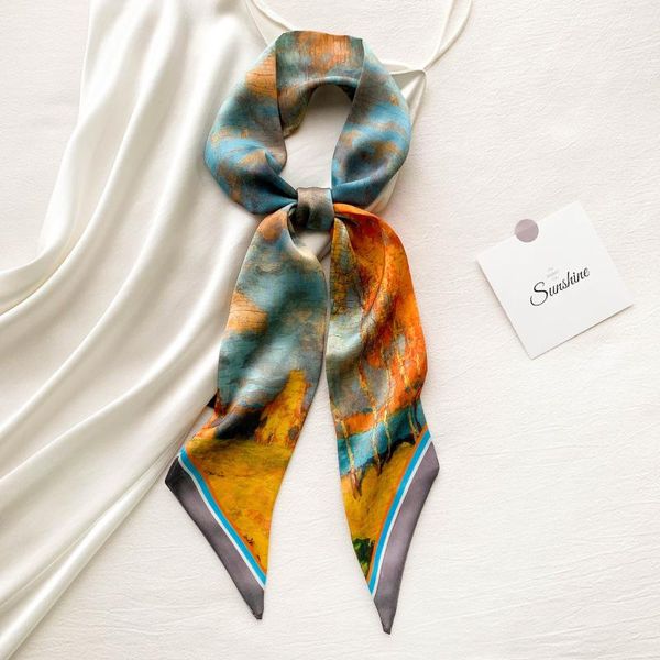 scarves 2021 women scarf summer long silk shawls lady wraps soft pashimina female echarpe beach stole bandana, Blue;gray
scarves 2021 women scarf summer long silk shawls lady wraps soft pashimina female echarpe beach stole bandana, Blue;gray
