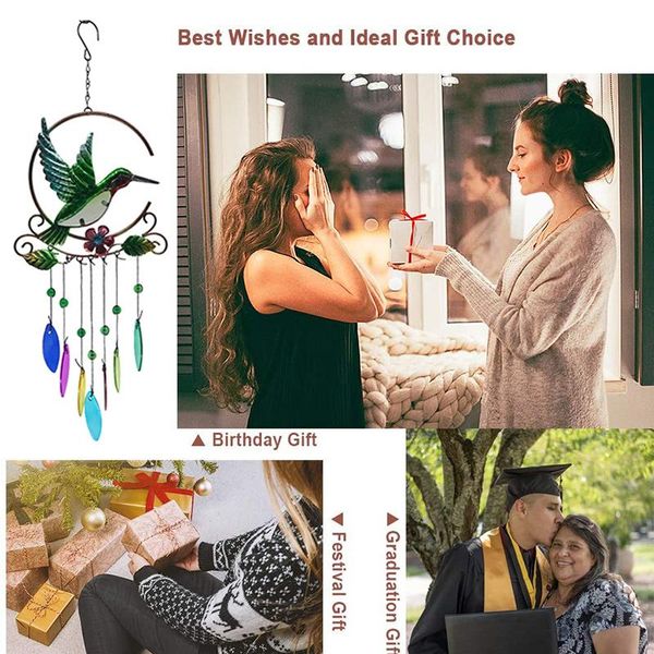 hummingbird 7 color glass piece wind chime pendant home car decoration student graduates day gift fas6 other decor
hummingbird 7 color glass piece wind chime pendant home car decoration student graduates day gift fas6 other decor
