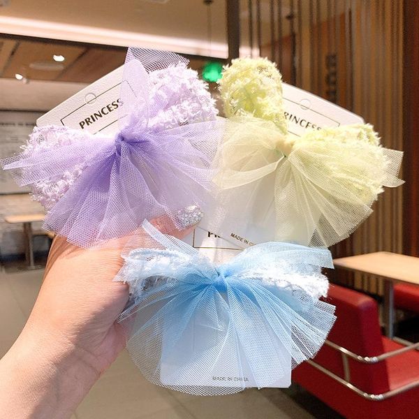 style girl cute chiffon yarn bow hairpin kids sweet hair accessories headband fashion, Slivery;white
style girl cute chiffon yarn bow hairpin kids sweet hair accessories headband fashion, Slivery;white