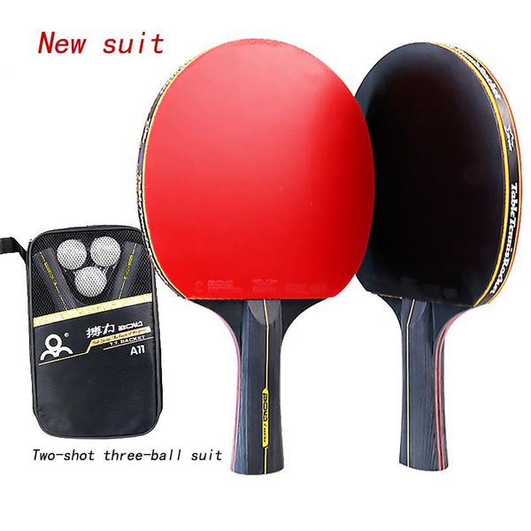 table tennis raquets a11 professional training soldier -pong racket two-s three-ball double-sided anti-adhesive set
table tennis raquets a11 professional training soldier -pong racket two-s three-ball double-sided anti-adhesive set