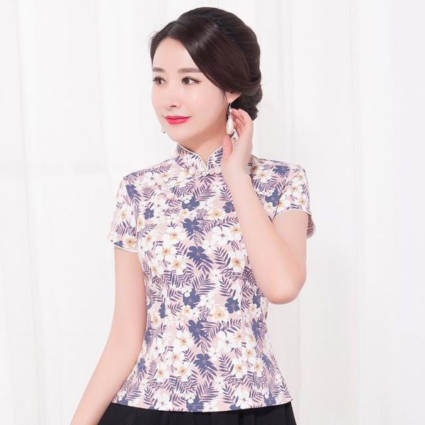 women's blouses & shirts summer shirt traditional chinese style lady cotton linen blouse handmade button qipao mujer camisa size s, White
women's blouses & shirts summer shirt traditional chinese style lady cotton linen blouse handmade button qipao mujer camisa size s, White