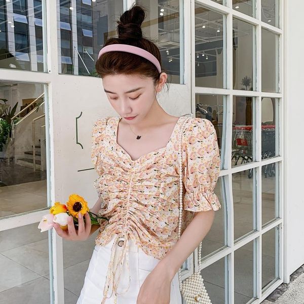 women's blouses & shirts coigarsam short sleeve blouse women summer chiffon square collar blusas womens and 2126, White
women's blouses & shirts coigarsam short sleeve blouse women summer chiffon square collar blusas womens and 2126, White
