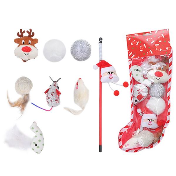cat toys legendog christmas pet toy set funny ball socks creative assorted interactive play for kittens
cat toys legendog christmas pet toy set funny ball socks creative assorted interactive play for kittens