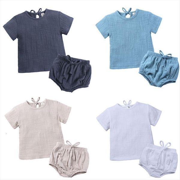 summer baby girls boys clothing suit newborn boy girl clothes set cotton linen short sleeve shorts pants solid outfits, White
summer baby girls boys clothing suit newborn boy girl clothes set cotton linen short sleeve shorts pants solid outfits, White