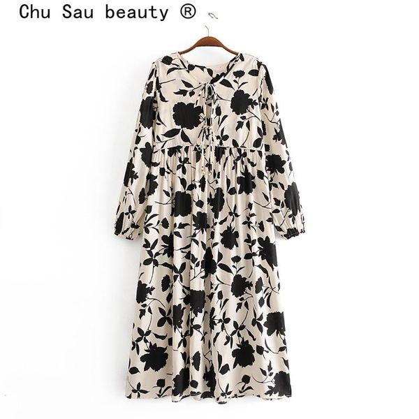 casual dresses chu sau beauty fashion boho vintage black floral print midi dress women holiday o-neck long sleeve loose ladies, Black;gray
casual dresses chu sau beauty fashion boho vintage black floral print midi dress women holiday o-neck long sleeve loose ladies, Black;gray