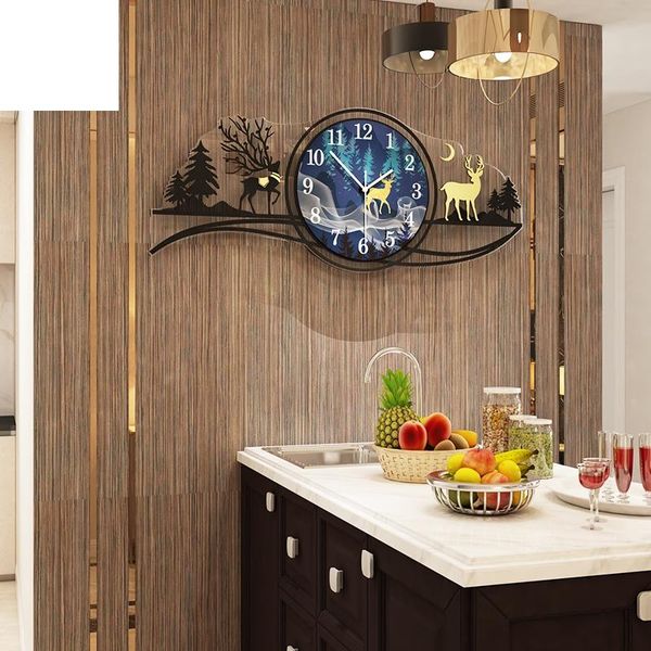 multicolor auror deer large wall clock modern design living room home decoration decor for decorative watch clocks
multicolor auror deer large wall clock modern design living room home decoration decor for decorative watch clocks