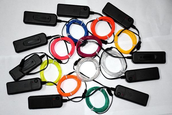 2m/3m/5m 3v flexible neon light glow el wire rope tape cable strip led lights shoes clothing car decorative ribbon lamp strips
2m/3m/5m 3v flexible neon light glow el wire rope tape cable strip led lights shoes clothing car decorative ribbon lamp strips